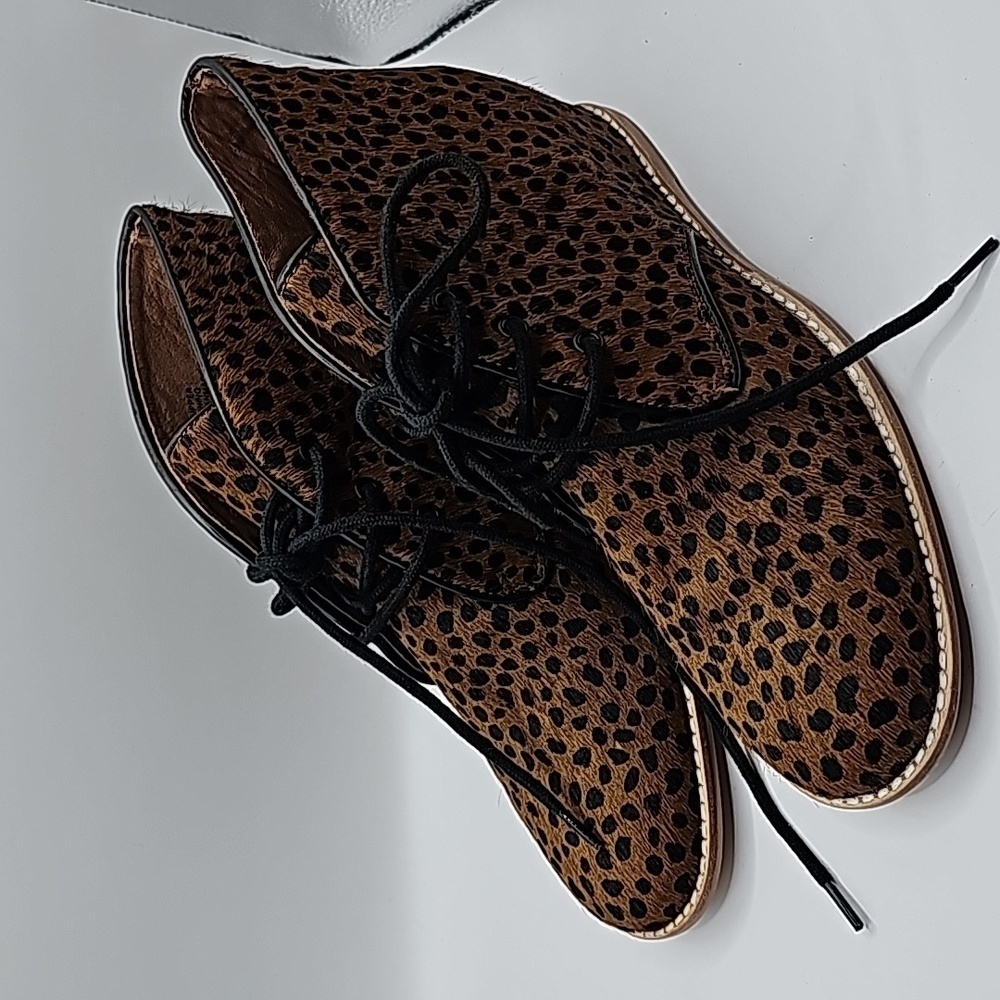 Matiko Leopard Print Ankle Boots size 7